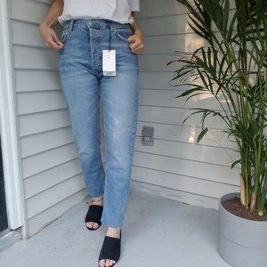 ZARA the real high rise relaxed jeans Size 4 (NWT)